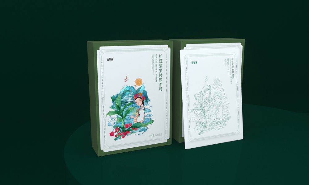 松茸草果煥顏面膜